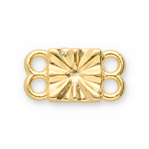 Metaal bedels DQ tussenstuk Goud (nikkelvrij)