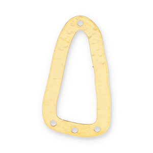 Eco-brass&reg; Metaal bedels DQ tussenstuk Goud (nikkelvrij)