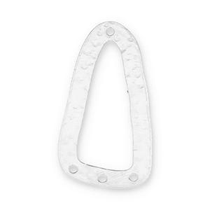 Eco-brass&reg; Metaal bedels DQ tussenstuk Antiek zilver (nikkelvrij)