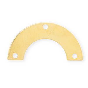 Eco-brass&reg; Metaal bedels DQ tussenstuk Goud (nikkelvrij)