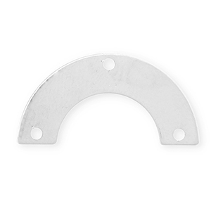 Eco-brass&reg; Metaal bedels DQ tussenstuk Antiek zilver (nikkelvrij)