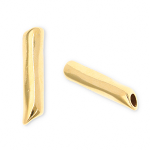 Metaal onderdelen DQ eindkap Goud (nikkelvrij)