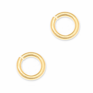 Metaal onderdelen DQ buigring Goud (nikkelvrij)