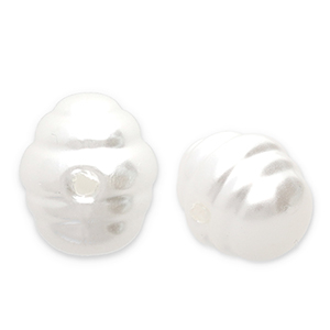 Zoetwaterparels imitatie rice White