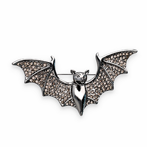 Broches bat Grey