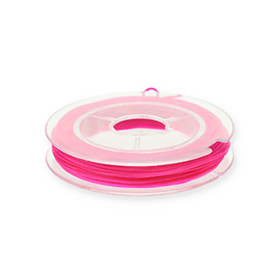Elastiek draad 0.8mm Fuchsia pink