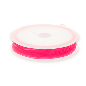 Elastiek draad 0.8mm Neon pink