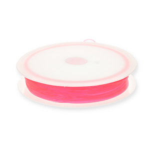 Elastiek draad 0.5mm Neon pink