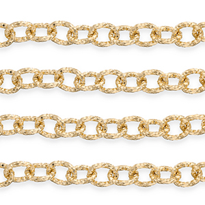 Benodigdheden van aluminium jasseron ankerketting Gold