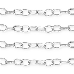 Benodigdheden van aluminium jasseron ankerketting Silver