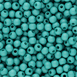 4 mm kralen van acryl shiny Petrol green