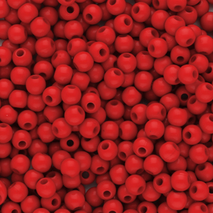 4 mm kralen van acryl shiny Red