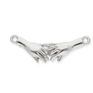 Benodigdheden van Stainless steel Roestvrij staal (RVS) connector pinky promise Silver