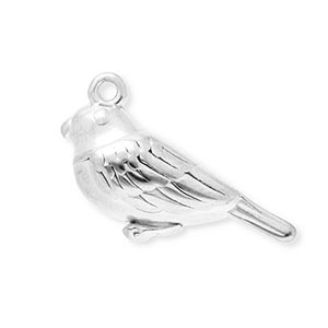 Bedels van Stainless steel Roestvrij staal (RVS) bird Silver