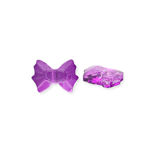 Facet fashion kralen bow Purple