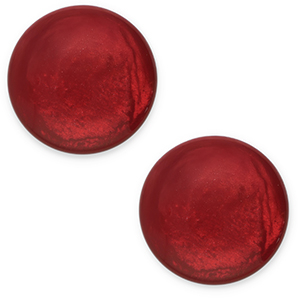 12 mm classic Polaris Elements cabochon Jais Bordeaux red