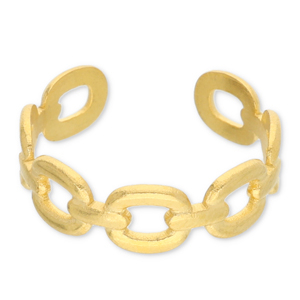 Ringen van Stainless steel Roestvrij staal (RVS) Goud