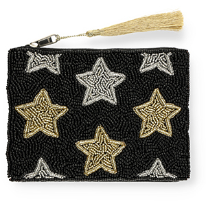 Etui stars Black-silver-gold