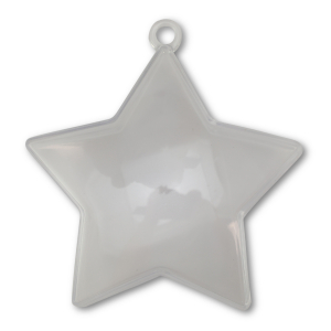 Ornament transparant star Transparent