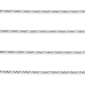 Benodigdheden van Stainless steel Roestvrij staal (RVS) jasseron rectangle Silver