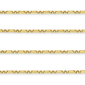 Benodigdheden van Stainless steel Roestvrij staal (RVS) jasseron rectangle Gold