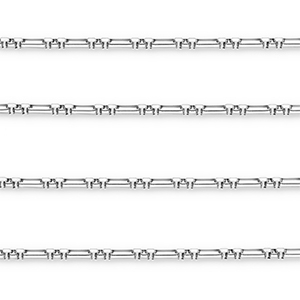 Benodigdheden van Stainless steel Roestvrij staal (RVS) jasseron rectangle Silver