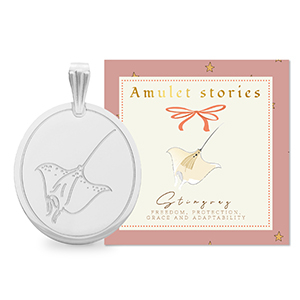 BY31&reg; Bedels van Stainless steel Roestvrij staal (RVS) stingray Silver