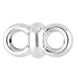 Acrylic chain tussenstuk Silver