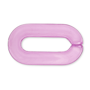 Acryl losse schakels 20mm Lavender purple