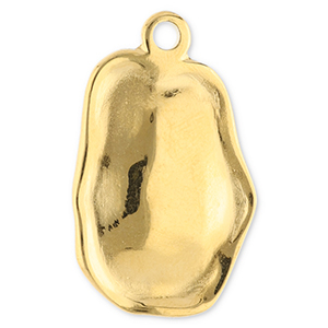 Bedels van Stainless steel Roestvrij staal (RVS) irregular Gold