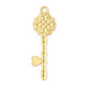 Bedels van Stainless steel Roestvrij staal (RVS) key Gold
