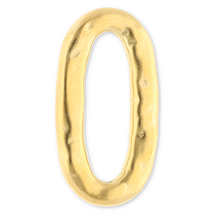 Benodigdheden van Stainless steel Roestvrij staal (RVS) tussenstuk oval Gold