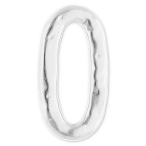 Benodigdheden van Stainless steel Roestvrij staal (RVS) tussenstuk oval Silver