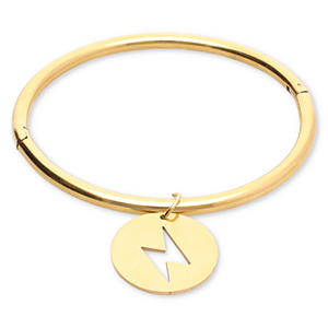 Armbanden van Stainless steel Roestvrij staal (RVS) thunder Gold