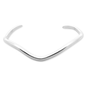 Armbanden van Stainless steel Roestvrij staal (RVS) bangle Silver