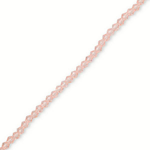Top Bicone facet kralen 4mm Light pink