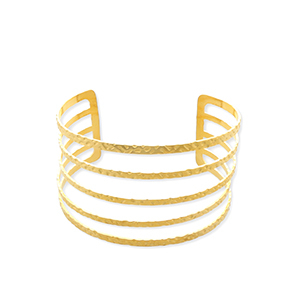 Armbanden van Stainless steel Roestvrij staal (RVS) bangle Gold