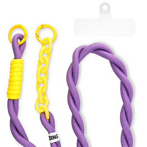 Musthave telefoonkoord incl. bevestiging Purple-yellow