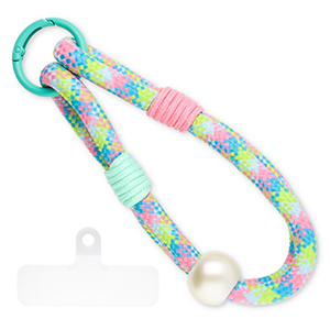 Musthave telefoonkoord incl. bevestiging Light pink-mint green-blue-ivory white