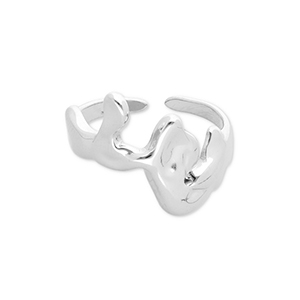 Ringen van Stainless steel Roestvrij staal (RVS) Silver