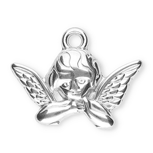 Bedels van Stainless steel Roestvrij staal (RVS) angel Silver