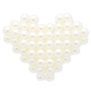 Statement hangers heart White