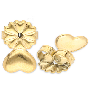 Benodigdheden van Stainless steel Roestvrij staal (RVS) oorbellen stoppers Gold