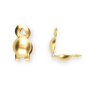 Benodigdheden van Stainless steel Roestvrij staal (RVS) kalotjes 3.2mm Gold