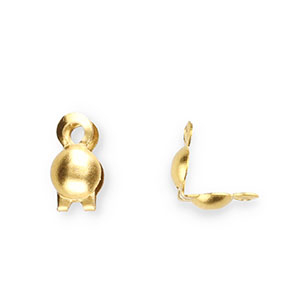 Benodigdheden van Stainless steel Roestvrij staal (RVS) kalotjes 2mm Gold