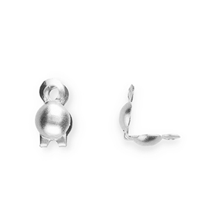 Benodigdheden van Stainless steel Roestvrij staal (RVS) kalotjes 2mm Silver