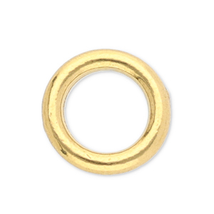 Benodigdheden van Stainless steel Roestvrij staal (RVS) dichte ring 5mm Gold