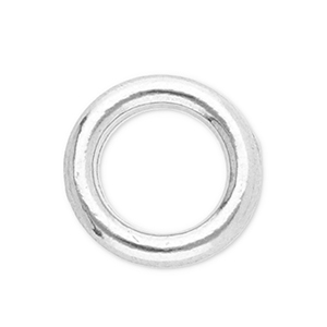 Benodigdheden van Stainless steel Roestvrij staal (RVS) dichte ring 5mm Silver