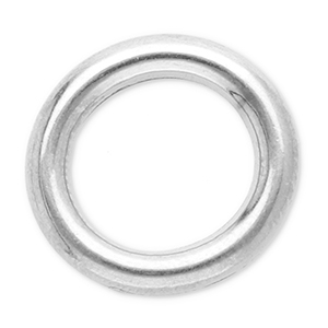 Benodigdheden van Stainless steel Roestvrij staal (RVS) dichte ring 12mm Silver