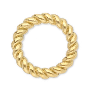 Benodigdheden van Stainless steel Roestvrij staal (RVS) dichte ring 8mm Gold